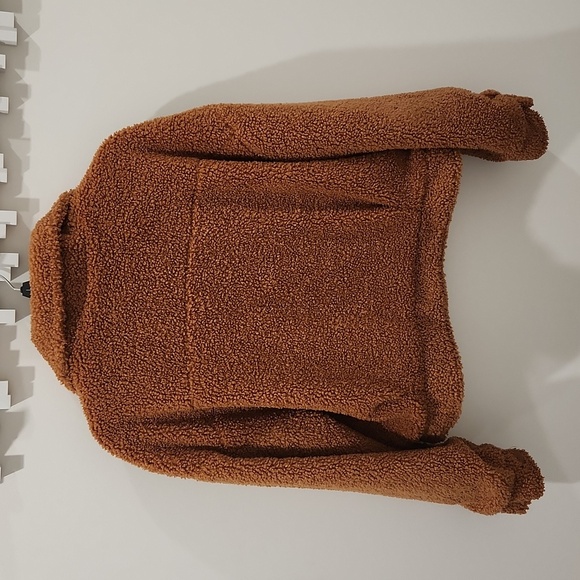 SANCTUARY cropped shearling jacket coat - Picture 6 of 6